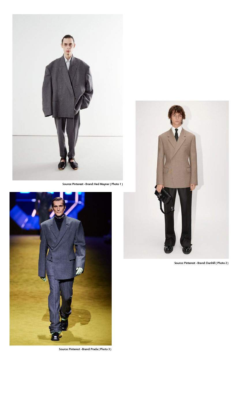 Exaggerated Shoulders Men's Trend Fall Winter 22/23